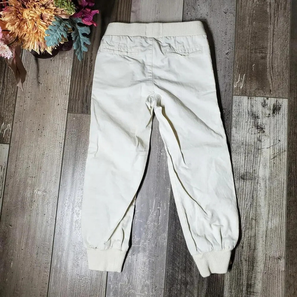 Old Navy Girls Jogger Pants Cream and Gold Size 4T - Picture 2 of 10